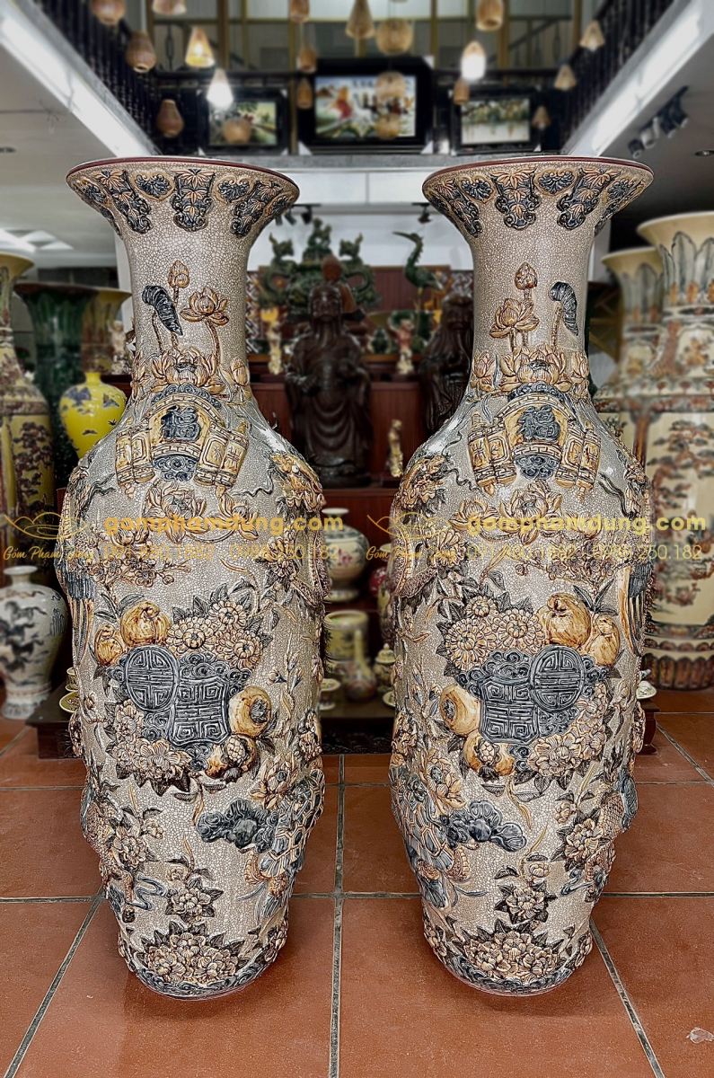 lộc bình men rạn lộc bình men rạn