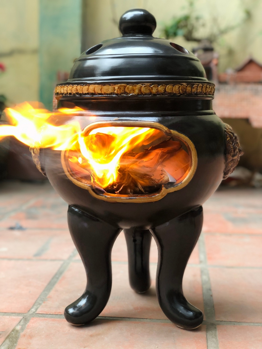 lư hóa vàng cỡ nhỏ