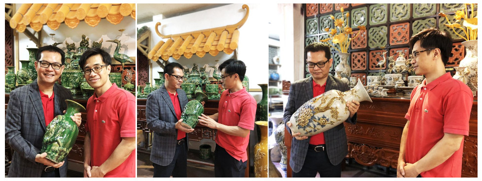 Nghệ sĩ Trung Hiếu lựa chọn đồ thờ Gốm Phạm Dũng Nghệ sĩ Trung Hiếu lựa chọn đồ thờ Gốm Phạm Dũng