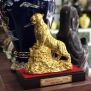 Tượng gốm sứ phong thủy Mãnh Hổ dát vàng 01
